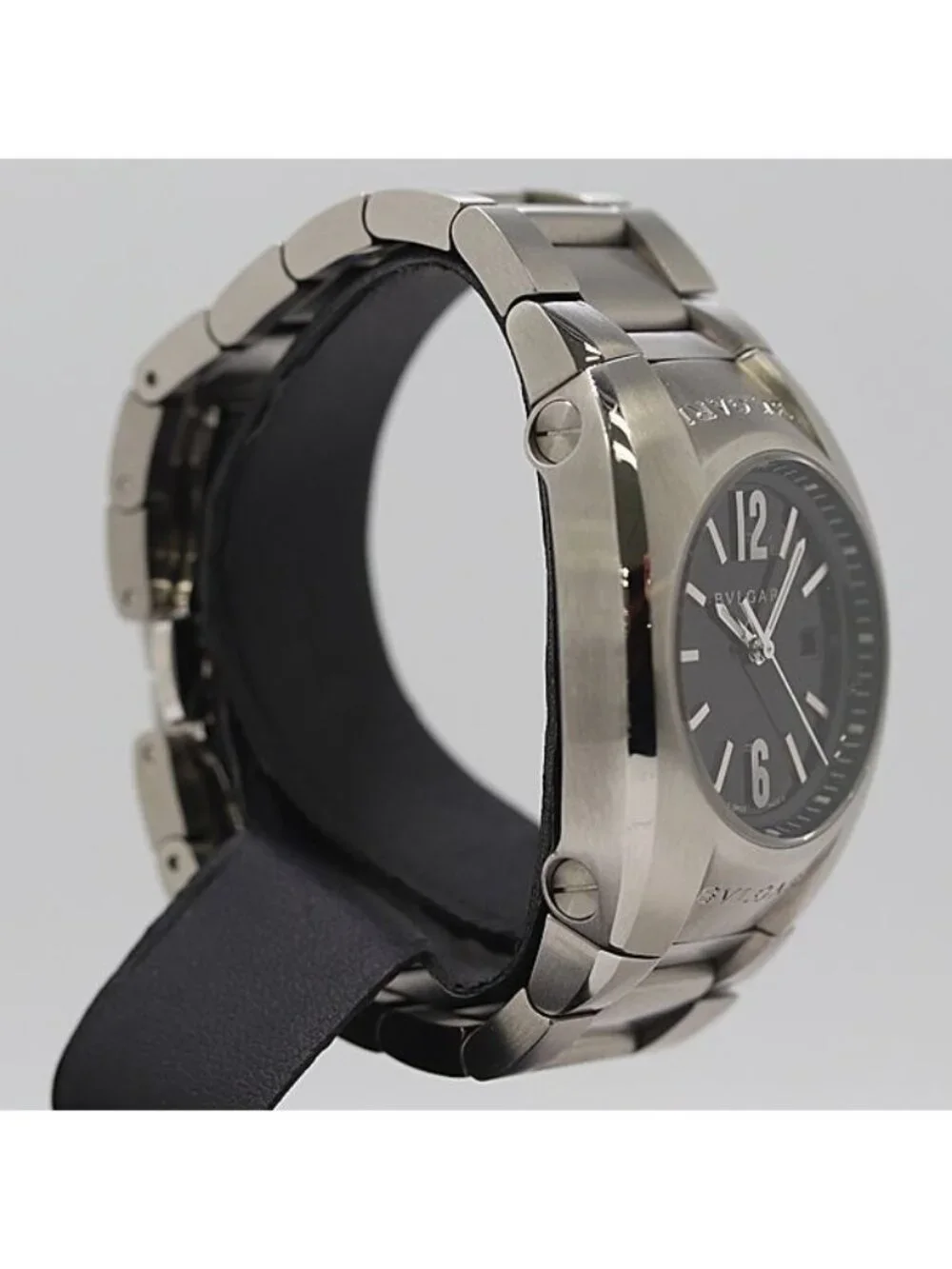 Bvlgari Bulgari Ergon SS Black Dial Watch